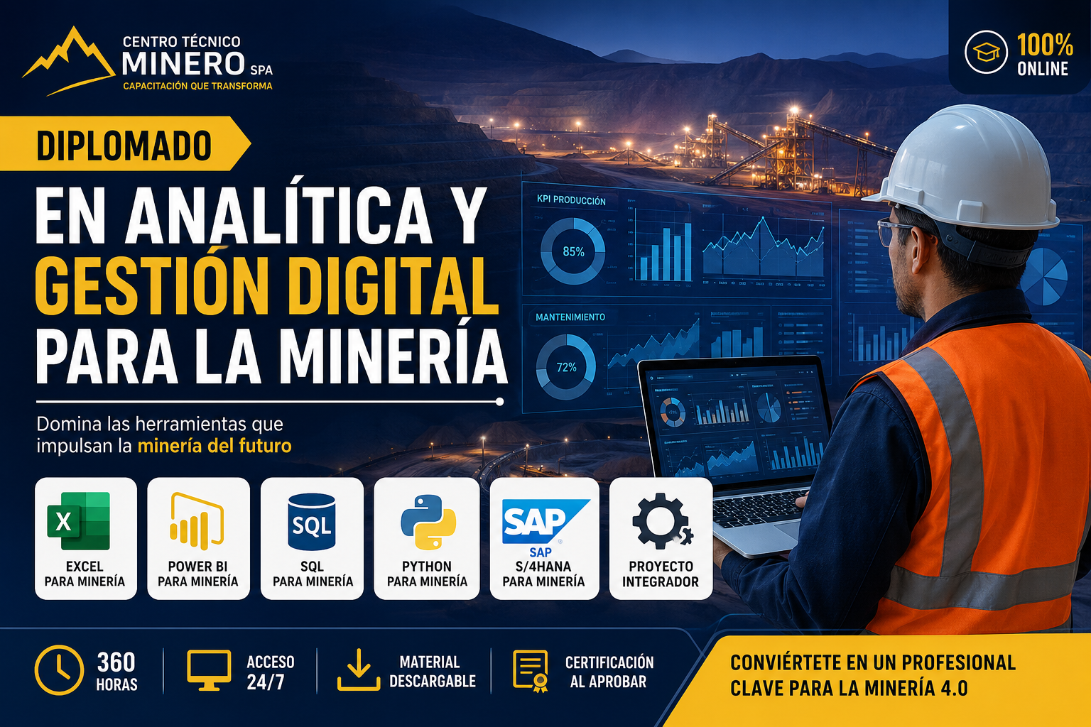 Diplomado en Analítica y Gestión Digital para la Minería