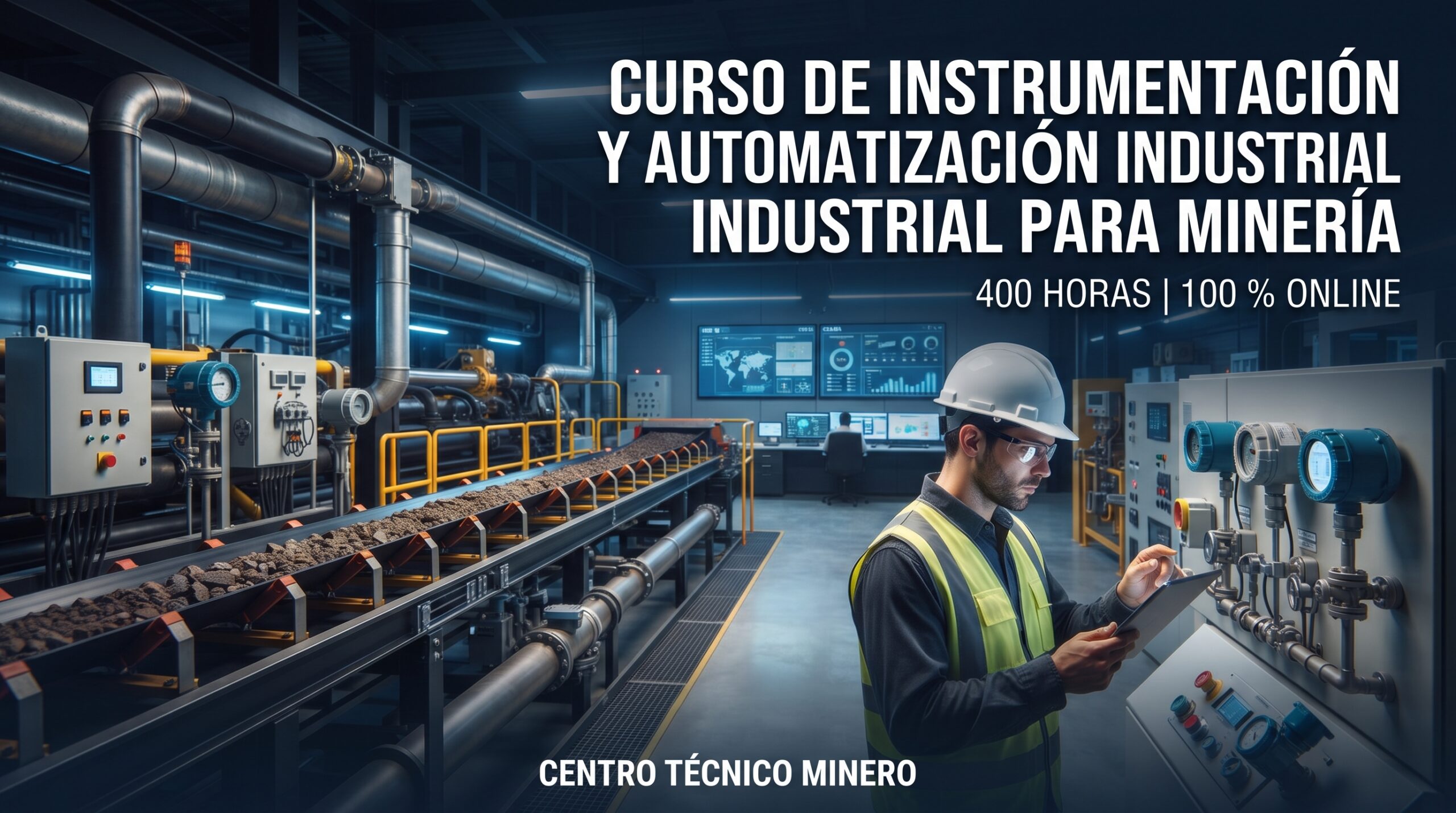 Curso de Instrumentación y Automatización Industrial para Minería